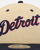 New Era X Felt Detroit Tigers 9FIFTY Snapback Vegas Gold