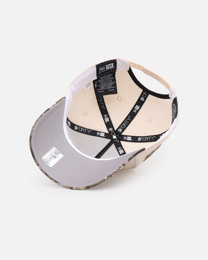 New Era Anaheim Ducks 'Realtree Visor' 9FORTY A-Frame Snapback Cream/Camo