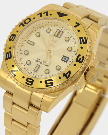 Meister VO114SS Voyager Watch Gold