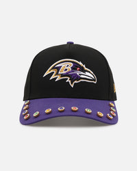 New Era Los Angeles Lakers 'Visor Embellishment' 9FORTY A-Frame Snapback Official Team Colors