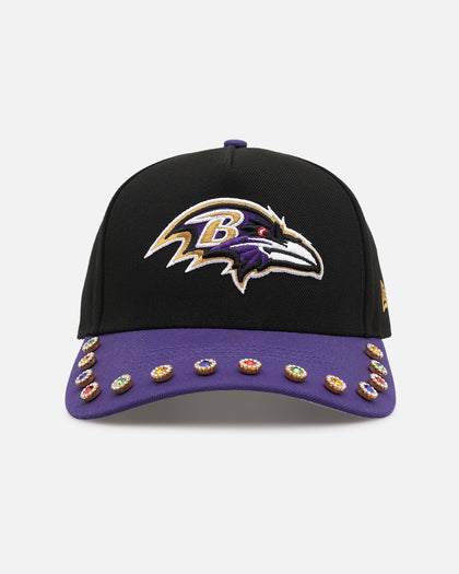 New Era Los Angeles Lakers 'Visor Embellishment' 9FORTY A-Frame Snapback Official Team Colors