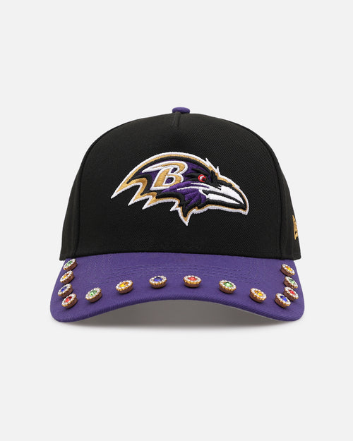 New Era Los Angeles Lakers 'Visor Embellishment' 9FORTY A-Frame Snapback Official Team Colors