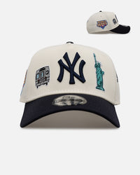 New Era New York Yankees 'Chrome City Icons' 9FORTY A-Frame Snapback Chrome/Official Team Color