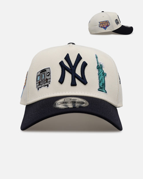 New Era New York Yankees 'Chrome City Icons' 9FORTY A-Frame Snapback Chrome/Official Team Color