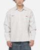Carre Grime League Oxford Long Sleeve Shirt Ecru