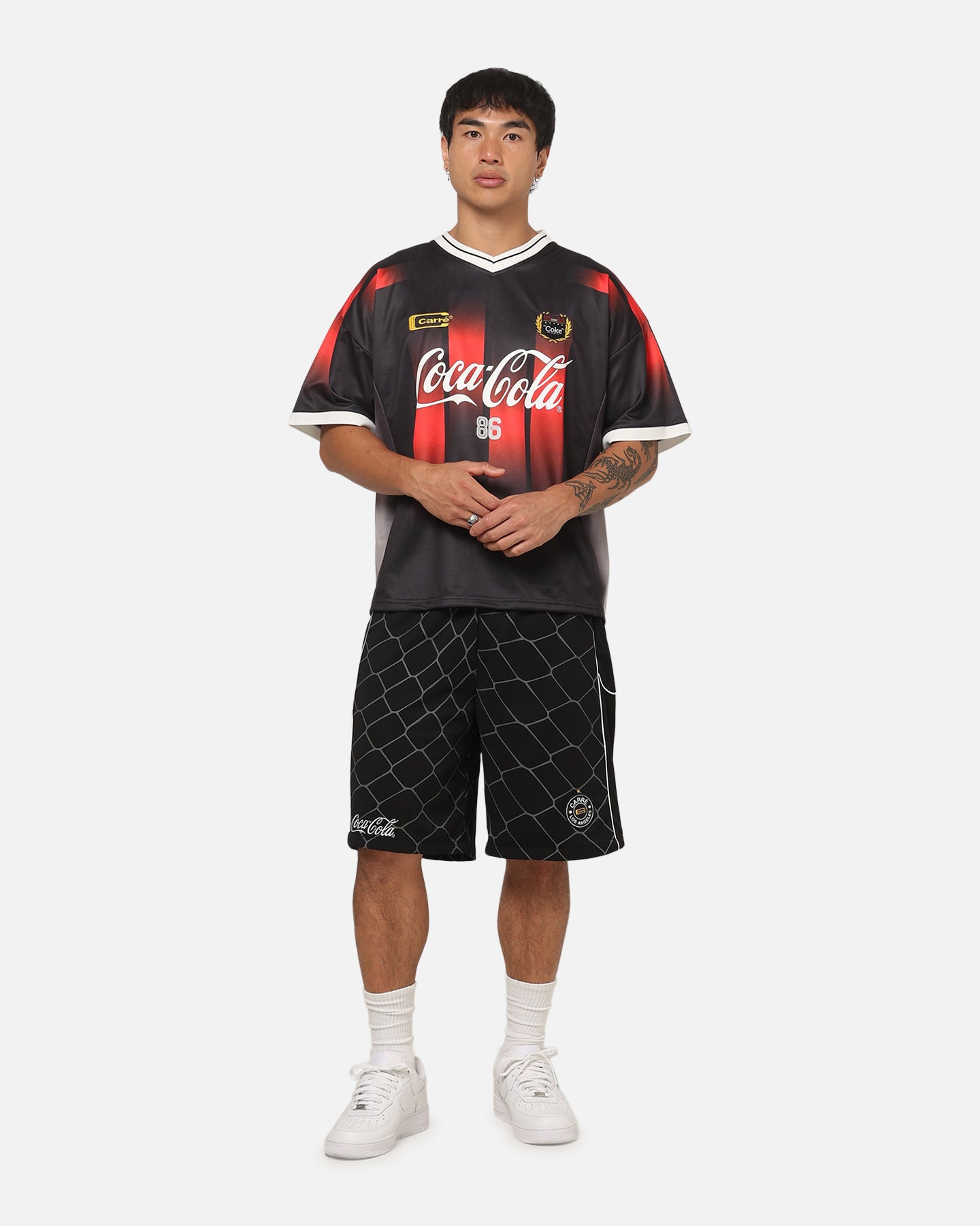 Carre Carré X Coca Cola Legacy Stripped Jersey Black/Red | Culture