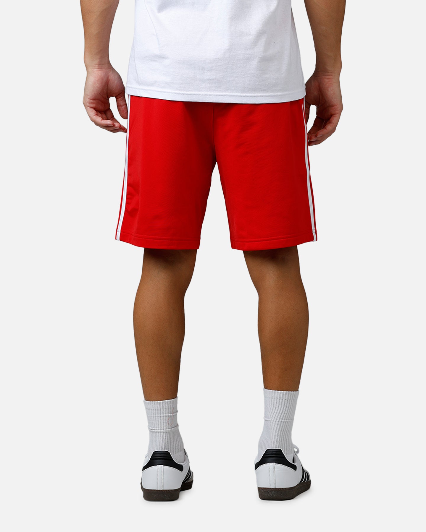 Adidas Firebird Shorts Red/White | Culture Kings US