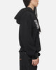 S Double Triple Block Zip Hoodie Black