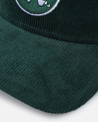 New Era Oakland Athletics 'Dark Green Cord' 9FORTY A-Frame Corduroy Snapback Dark Green
