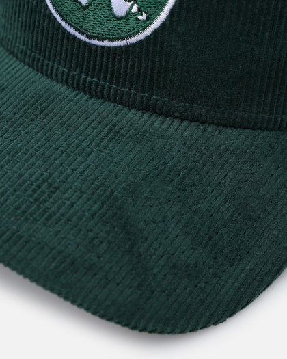 New Era Oakland Athletics 'Dark Green Cord' 9FORTY A-Frame Corduroy Snapback Dark Green