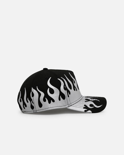New Era Baltimore Orioles 'Metallic Flames' 9FORTY A-Frame Snapback Black/Silver