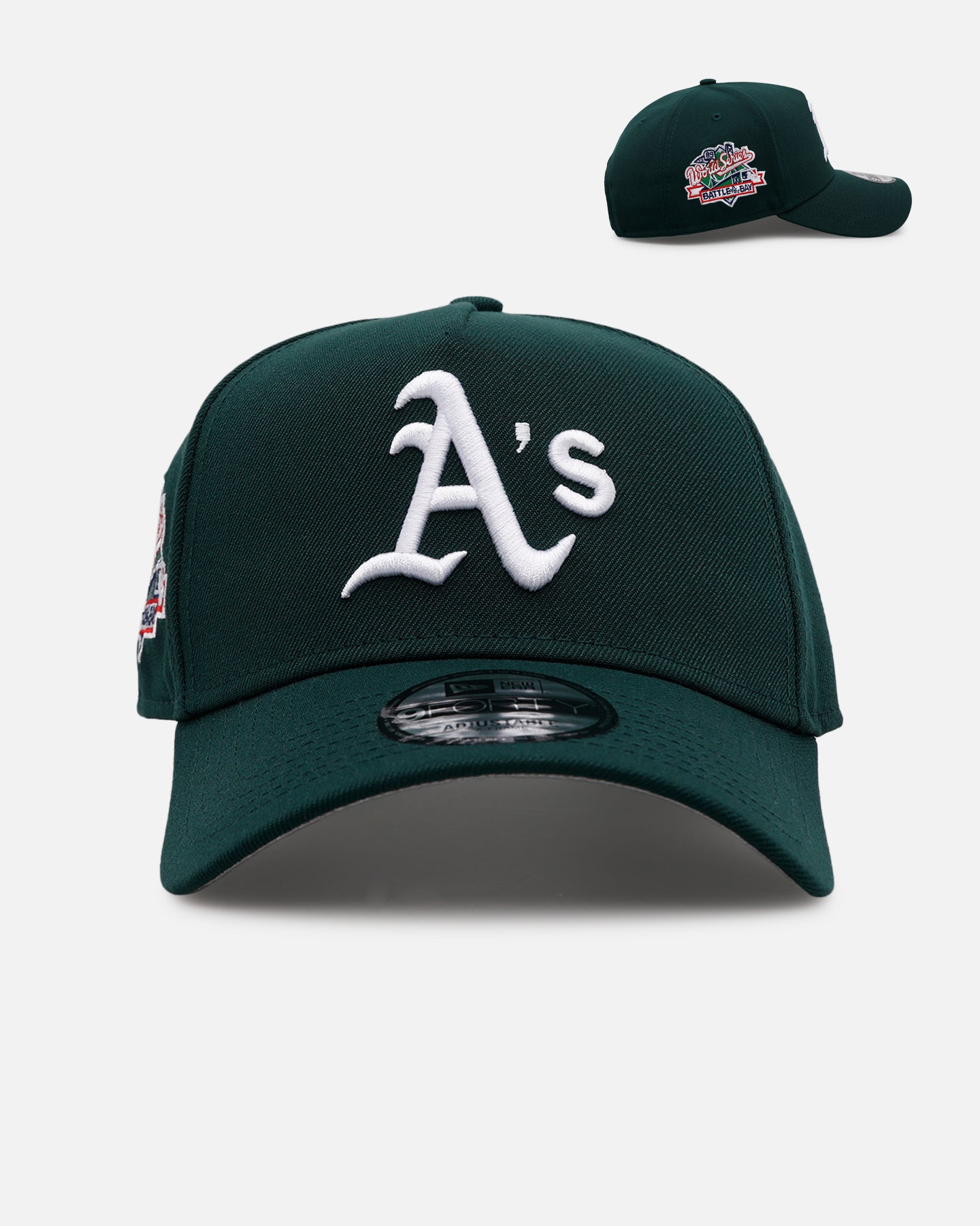 New Era Oakland Athletics 'Evergreen' 9FORTY A-Frame Snapback Dark