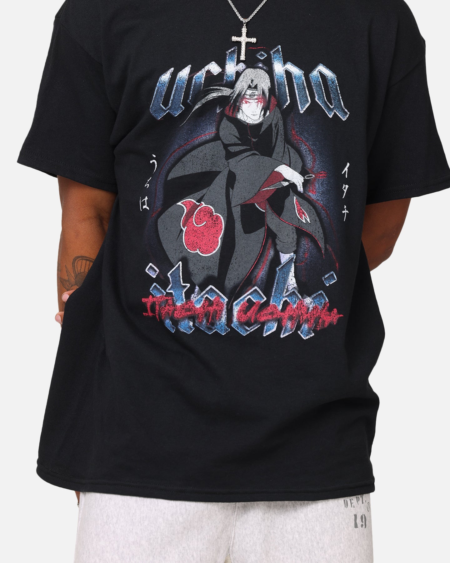 Goat Crew X Naruto Itachi Uchiha T-Shirt Black | Culture Kings US