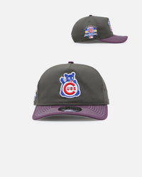 New Era Chicago Cubs 'Contrast Visor' Pre-Curved Golfer Snapback Moss/Plum