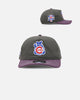 New Era Chicago Cubs 'Contrast Visor' Pre-Curved Golfer Snapback Moss/Plum