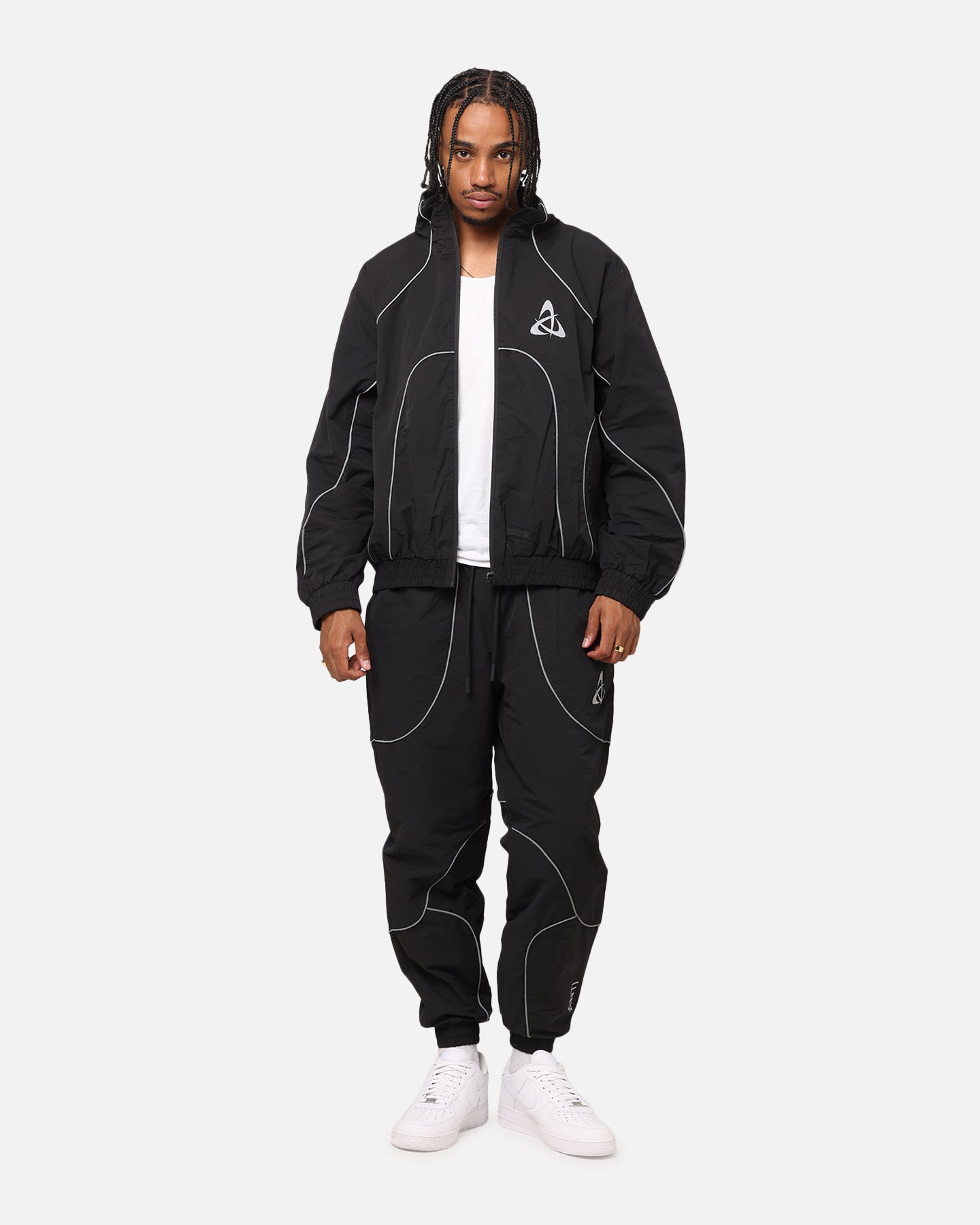 The Anti Order Stereo Nylon Track Jacket Black | Culture Kings US