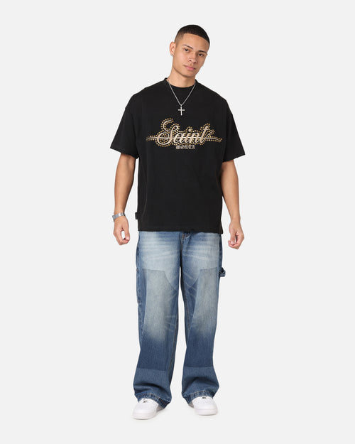 Saint Morta Rodeo Drive Boxy T-Shirt Black/Brown