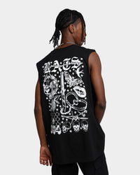 Rats Get Fat Flash Muscle T-Shirt Black