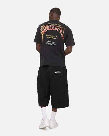 73Studio x The Elder Scrolls: The Elder Scrolls Daggerfall T-Shirt Black Acidwash