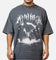 The Anti Order Alien Mock Neck T-Shirt Washed Charcoal