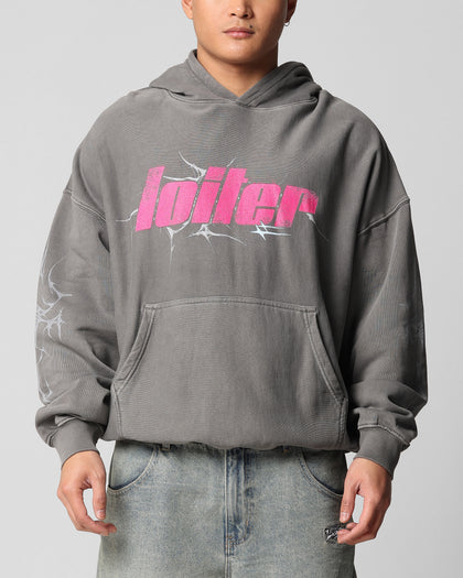 Loiter Neo Hoodie Washed Charcoal