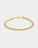 NXS 5mm Cuban Bracelet Gold