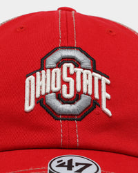 47 Brand Ohio State Buckeyes Trawler '47 Clean Up Strapback Red