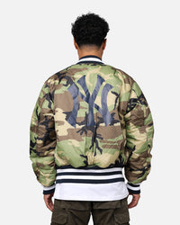 New Era X Alpha Series X MLB New York Yankees MA-1 Bomber Jacket Navy