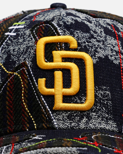 New Era San Diego Padres 'Running Stitch' 9FORTY A-Frame Snapback Multi