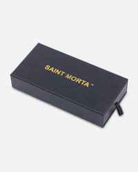 Saint Morta Baguette Interlink Chain Iced White Gold