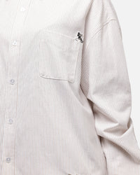 Carré x Disney Mickey & Friends Long Sleeve Oxford Shirt Ecru/Dark Khaki