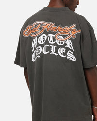 Ed Hardy Hardy Motors T-Shirt Washed Black