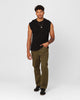 XXIII Waffle Muscle Singlet Black