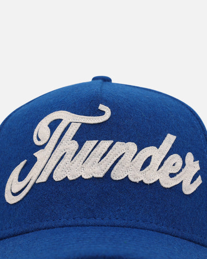 New Era Oklahoma City Thunder 'Candy Cane Side Patch' 9FORTY A-Frame Snapback Official Team Color