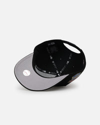 New Era Milwaukee Brewers 'Metallic Wordmark' 9FORTY A-Frame Snapback Black