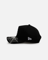 New Era Chicago White Sox 'Spider Web Visor' 9FORTY A-Frame Snapback Black