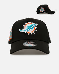New Era Miami Dolphins 'Black And Team Color' 9FORTY A-Frame Snapback Black/Official Team Color