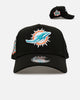 New Era Miami Dolphins 'Black And Team Color' 9FORTY A-Frame Snapback Black/Official Team Color