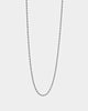 Saint Morta 2mm Rope Chain White Gold