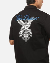Von Dutch Hollywood Button Up Shirt Black
