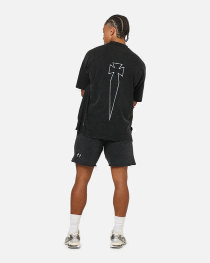 Saint Morta Athltc T-Shirt Washed Black