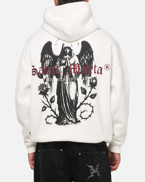 Saint Morta Forever Ever Hoodie Off White