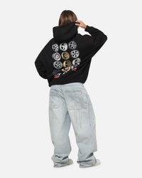 Key Street Wheels Hoodie Black