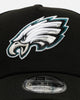 New Era Philadelphia Eagles 'Black And Team Color' 9FORTY A-Frame Snapback Black/Official Team Color