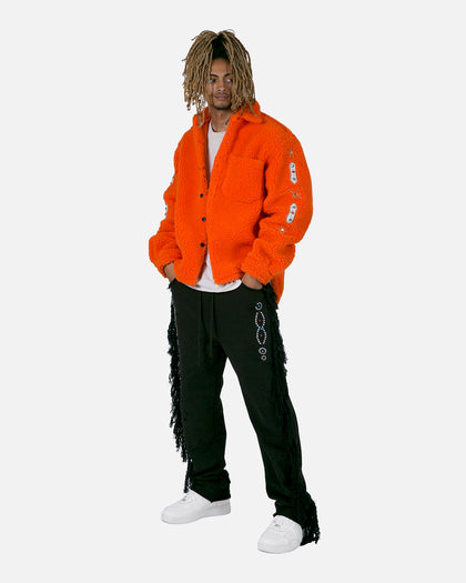 MNML Trail Frayed Sweat Pants Black