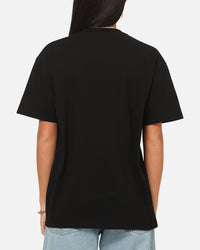 Carre Plaid Oval T-Shirt Solid Black