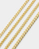 House Of Auric Cuban & Franco Stack 18K Gold Vermeil