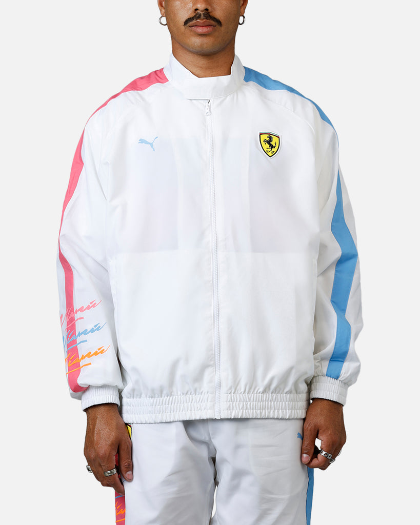 Puma x Scuderia Ferrari Sketches T7 Jacket White | Culture Kings US