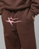 Loiter Hybrid Sweatpants Brown/Pink