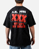 73Studio X WWE Wrestlemania 42 CM Punk T-Shirt Black Acidwash